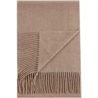 GOBI Cashmere Écharpe 'Unisex Cashmere Fringed Scarf' taupe