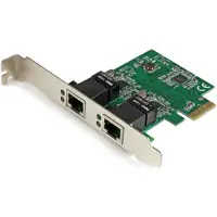 StarTech.com Carte r?seau PCI Express ? 2 ports Gigabit Ethernet - Adaptateur NIC PCIe GbE - adaptateur réseau