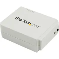 StarTech.com 1 Port Usb Wireless N Print Server Blanc,Noir