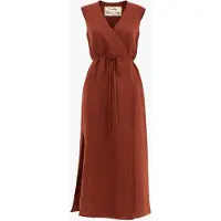 AmourLinen Robe 'Aurora' rouille