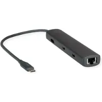 Roline Station d'accueil USB4-C HDMI+2.5GbE+ 2xA+1xC+1xC PD 40G 8K - Numérique/données - Numérique/affichage/vidéo (12.02.1124)