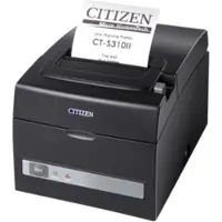 Citizen CT-S310II - Imprimante de reçus - deux couleurs (monochrome) - ligne thermique - Rouleau de 8 cm, rouleau (5,8 cm) - 203 ppp - jusqu'à 160 mm/sec - USB, série (CTS310IIEBK)