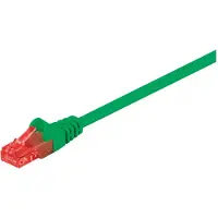 Microconnect B-UTP610G, 10 m, Cat6, U/UTP (UTP), RJ-45, RJ-45, Zelená