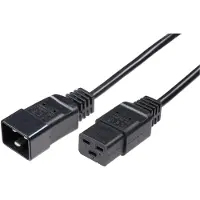 Microconnect PE141510 câble électrique Noir 1 m Coupleur C20 Coupleur C19
