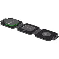 Canyon WS-305, 3in1, station de recharge sans fil Qi pliable pour 3 appareils simultanément, 15W, noir