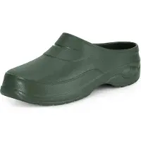 Ladeheid Femmes et Hommes Sabots légers Eva Sabots de jardin Chaussures de jardin KL037(Vert, 39)