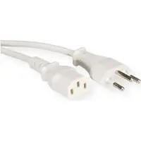Value Cordon d'alimentation (1.80 m), Câble d'alimentation, Blanc