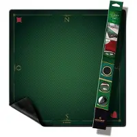 Wogamat Tapis de Cartes Prestige Format Tarot 60 x 60 cm Vert