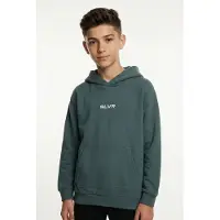 s.Oliver Sweat gris foncé / blanc cassé