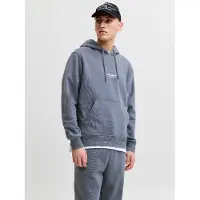 Jack & Jones Sweat-shirt 'JJESOHO' gris basalte / blanc