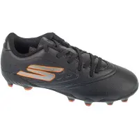 SKECHERS Chaussure de sport 'RAZOR 1.5' orange / noir / argent