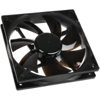 Noiseblocker BlackSilent (120mm, PLPS - PWM) - PC Case Fan 120mm BlackSilent Pro Cooler PC Fan PL-PS - Computer PWM Fan with Silent Wings and Silicone Frame - The Maximum Airflow is Only 100 m³/h
