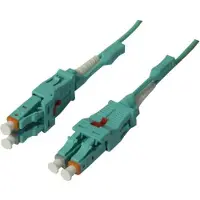 Synergy 21 Fibre optique 2 Patchk. 15mtr.LC-LC 50/125um OM3 Uniboot pivotant Push/Pull AD 2mm (15 m)