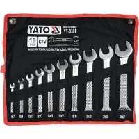 YATO Jeu de clés à fourche 6–27 mm, 10 pièces