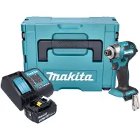 Makita DTD 173 ST1J Clé à choc sans fil 18 V 180 Nm 1/4" Brushless + 1x batterie 5,0 Ah + chargeur + Makpac