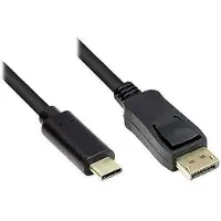 GOOD CONNECTIONS GC-M0105 Adapterkabel USB-C an DP1.2 schwarz 1m