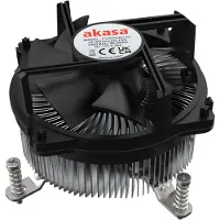 Akasa Intel LGA1700 Processeur Refroidisseur hybride 9 cm Aluminium, Noir 1 pièce(s)