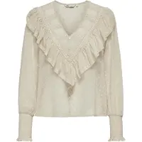 ONLY Chemisier 'ONLELEANOR' beige foncé