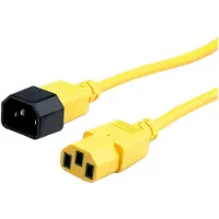 Roline 19.08.1532 Câble électrique Jaune 3 M Iec 320