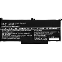 CoreParts - Batterie de portable - Lithium Ion - 4 cellules - 5800 mAh - 44 Wh - noir - pour Dell Latitude 7280, 7290, 7390, 7480