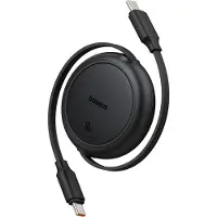 Baseus Free2Pull Mini Charging Cable USB-C USB-C 60W 1m Black