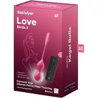 Satisfyer Love Birds 2 - Boule de geisha vibrante contrôlée par application (rose)