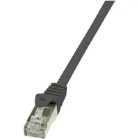 Logilink CAT 6 câble patch F/UTP EconLine noir 0,5 m