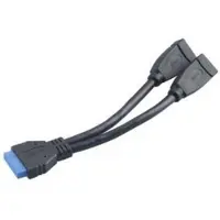 Akasa AK-CBUB09-15BK Câble USB 2 x USB A noir