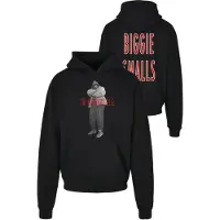 Mister tee Sweat-shirt 'Biggie Smalls Concrete' gris / rouge / noir