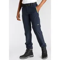 CMP Kid Zip Off Pant 01Nn B.blue-Limegreen 140