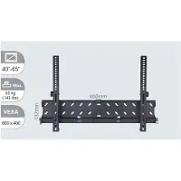 VivoLink Wall Mount Slim Montage mural pour écran plasma - LCD Taille d'écran : 40"-65" Interface de montage : jusqu'à 600 x 400…