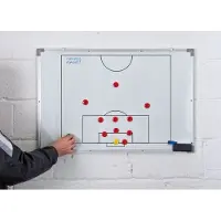 Precision Football Tableau tactique double face magnétique 60x90cm blanc