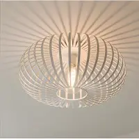 Nolt Plafonnier Beige - Plafonnier E27 Lampe - Industriel - Taupe - ⌀ 40cm