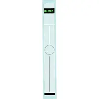 Leitz Etiquette pour dos de dossiers suspendus, 34 x 279 mm de long, étroite, grise, adaptée à