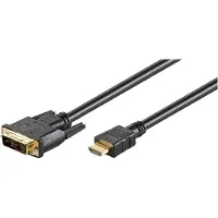 Microconnect HDM191817 câble vidéo et adaptateur 7 m HDMI Type A (Standard) DVI-D Noir