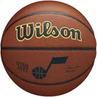 Wilson Ballon de basket - - WZ4011902XB - Utah Jazz - Pure Feel Cover - Officiel NBA