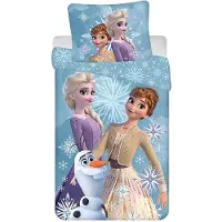 Javoli Frozen Housse de couette pour tout-petit white Snowflake - 100 x 135 cm - coton
