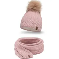 Vivisence Bonnet '7016 Set' rose clair