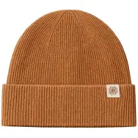 GOBI Cashmere Bonnet 'Unisex Cashmere Rib Knit Beanie' marron