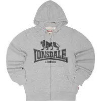 Lonsdale Krafty Full Zip Sweatshirt Gris 2XL Homme