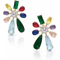 Avant Garde Boucles d'oreilles 'Norvessa' mélange de couleurs