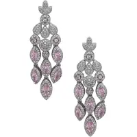 Avant Garde Boucles d'oreilles 'Luneth' rose clair
