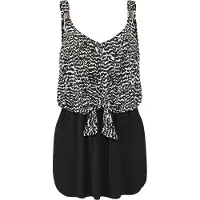 LASCANA Maillot de bain noir / blanc