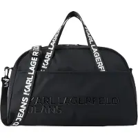 Karl lagerfeld JEANS Sac de voyage noir / blanc