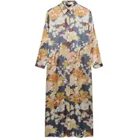 Superdry Robe-chemise beige / marine / jaune