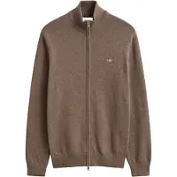 Gant Vestes en maille marron chiné
