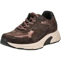 Gabor Baskets basses brun foncé / cuivre