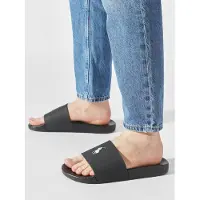 Ralph Lauren pour homme. 809852071011 Tongs Signature noir (45), Plat, Aucun, Beachwear