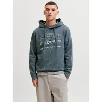 Jack & Jones Logo Hoodie Bleu L Homme