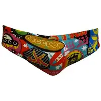 Turbo Stickers Colors Swimming Brief Multicolore XL Homme